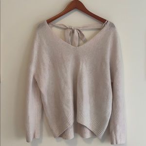 H&M Cream Oversized Sweater